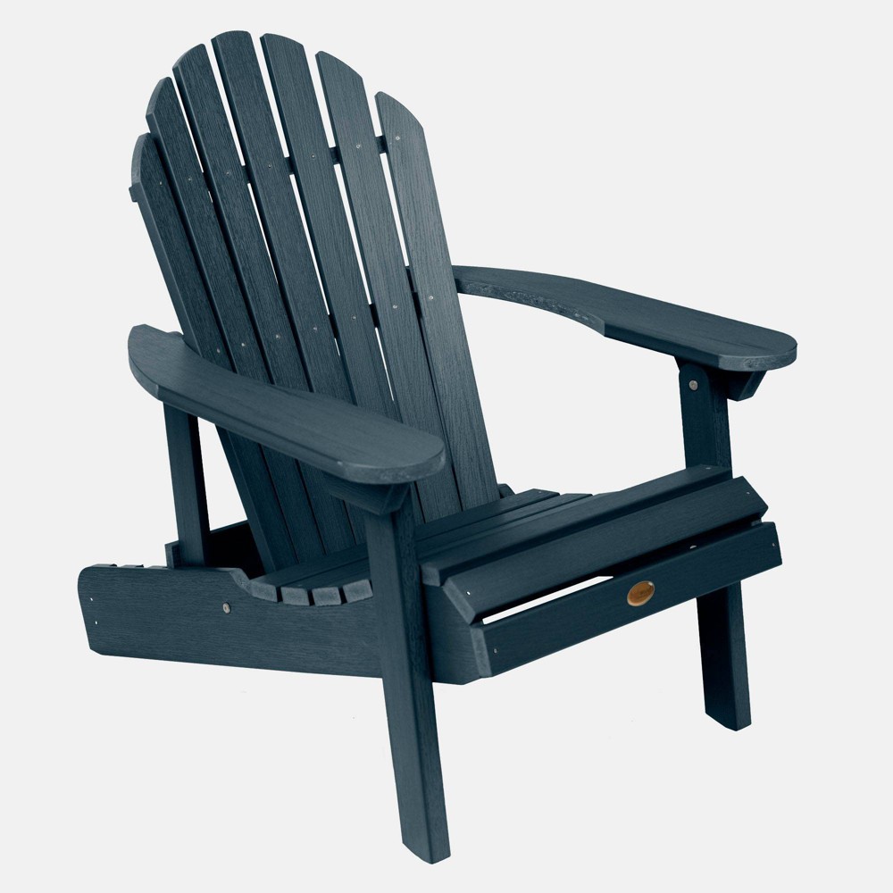 Photos - Garden Furniture Hamilton Folding Adirondack Patio Chair Federal Blue - highwood: Weather-Resistant, 304-Grade Stainless Hardware