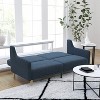 Merrick Lane Mid Century Modern Split-Back Sofa Futon with 3 Recline Positions - 2 of 4