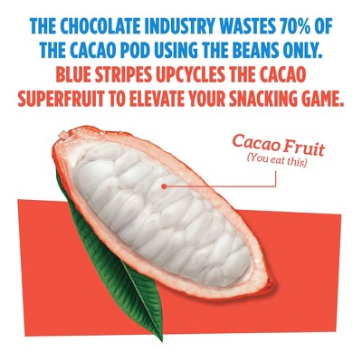 BLUE STRIPES Superfruit Gummies Mango and Cacao Fruit - 3.5oz/5pk