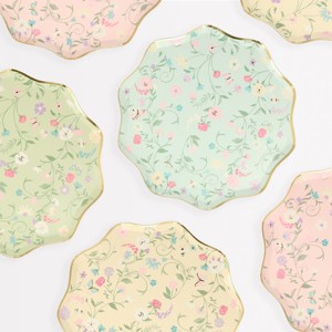 Meri Meri x Ladurée Paris Floral Side Plates (Pack of 8) - 1 of 4