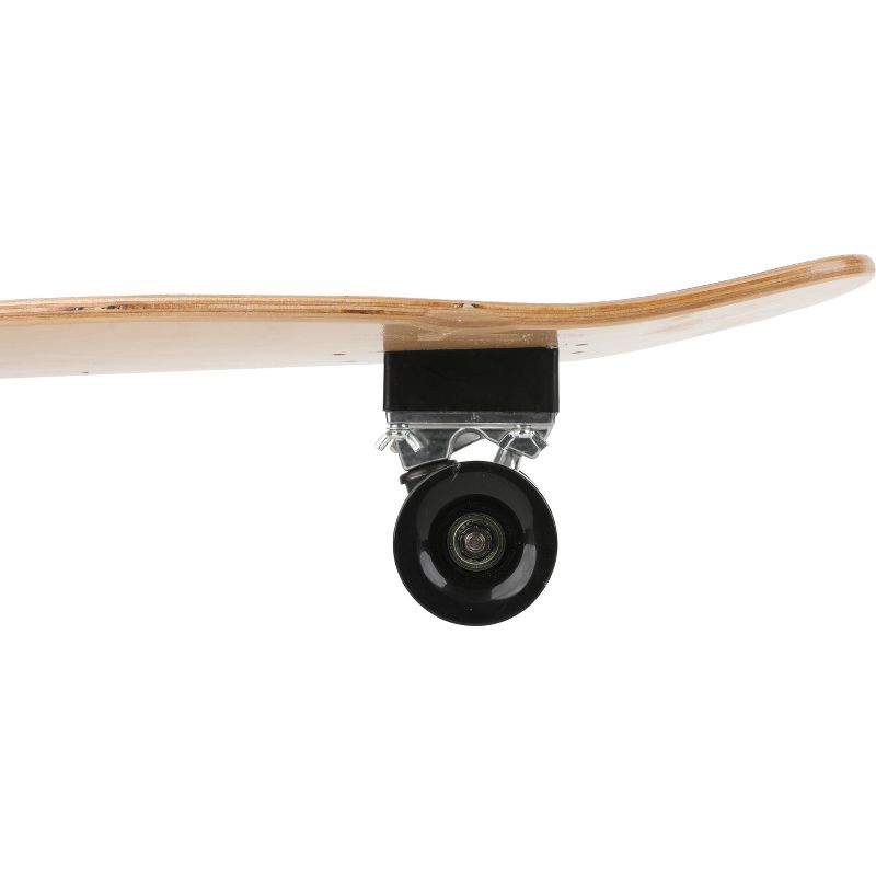 Swing Blade 31" - Cruiser Board Caster Board 7 Ply Maple Wood with ABEC-7 Bearings and Aluminum Trucks, 2 of 7