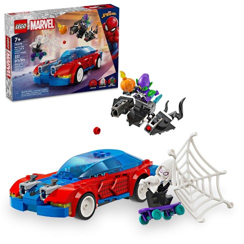 Lego Marvel Spider-man Race Car & Venom Green Goblin Building Toy 76279 :  Target