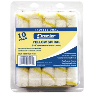 Premier Perlon Fabric 6.5 in. W Mini Paint Roller Cover 10 pk - 1 of 1