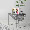Americanflat Hinged Picture Frame with Two Displays in Shatter Resistant Glass for Tabletop - White 8x10 - 4 of 4