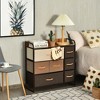 Costway 7-Drawer Dresser Storage 3-Tier Organizer Tower Steel Frame Wooden Top - 2 of 4