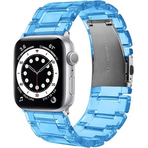 Worryfree Gadgets Transparent Lightweight Resin Band for Apple Watch - 1 of 4