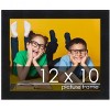 PosterPalooza | Photo Size Minimalist Black Picture Frame - UV Acrylic, Foam Board Backing, Hanging Hardware - 2 of 4