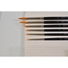Sax Golden Taklon Watercolor Paint Brushes with Short Handles, Round, Assorted Sizes, Set of 6 - 3 of 3