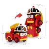 Robocar Poli 4" Transforming Robot Fire Truck - Roy | Emergency Rescue Vehicle Action Figures | Kids Educational Pretend Play Toy - 4 of 4
