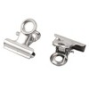 Unique Bargains 12PCS Paper Metal Round Clips Office Binder Bull Stationery Clamp Holders - 2 of 3