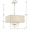 Crystorama Lighting Paxton 4 - Light Semi-Flush Mount in  Polished Nickel - 2 of 3