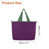 Unique Bargains Reusable Foldable Washable Shopping Totes Drawstring Lightweight Grocery Bag - 2 of 4