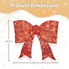 Karl Home 28 inch Bow Christmas Light  Decoration - 4 of 4