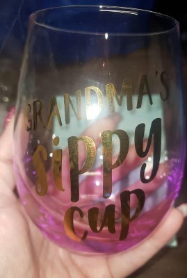 oh hey, just drinking from my WINE SIPPY CUP