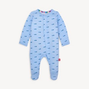 Boy's Baby Got Track Magnetic Modal Footie - magnetic me - 1 of 4