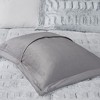 Sapphtopaz 3 Pcs Back Print Long Fur Comforter Set Stylish Bedding Set Quilt Set 1 Comforter, 2 Pillow Shams, Machine Washable - 4 of 4