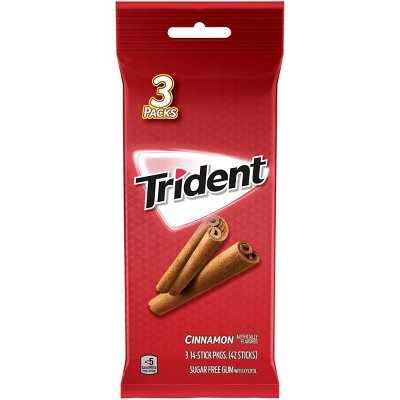 Trident Cinnamon Sugar Free Gum - 2.86oz
