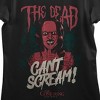 The Conjuring 4: Last Rites (2025) Red Monster and Ghost, The Dead cant scream! text and logo on black Adult T-Shirt - 2 of 4