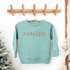 The Juniper Shop Rudolph Puff Print Youth Ultra-Soft Graphic Sweatshirt - 2 of 3