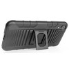 Nakedcellphone Combo for iPhone XR - Ring Grip/Stand Case and Belt Clip Holster - Black - 4 of 4