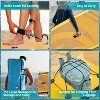 Paddle Board, 10 Ft 6 in Extra Wide Inflatable Stand-Up Paddle Board with Removable Fins, Backpack,for Adult & Youth of All Skill Levels - 4 of 4
