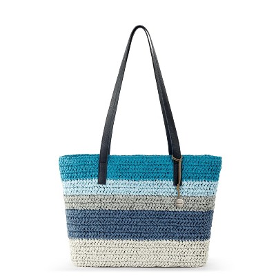 ocean stripe straw
