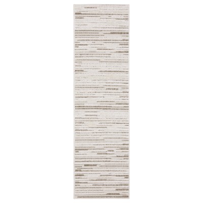 Oriental Weavers Tangier TAN07 Ivory/ Brown Indoor Area Rug - 2'3" x 7'6"