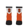 NFL Cincinnati Bengals J Burrow Bobble Youth Socks: Cushioned Heel & Toe, Knit Fabric - 2 of 3