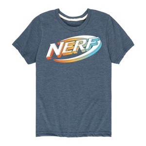 Boys' - NERF - 3D Rainbow Logo Short Sleeve Graphic T-Shirt - 1 of 4