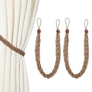 Unique Bargains Braided Polyester Elegant Design Durable Curtain Tiebacks - 1 of 4