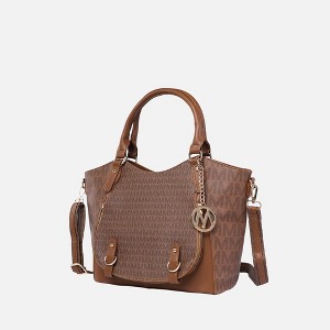 MKF Collection Talula Signature Printed Vegan Leather Women’s Satchel Bag by Mia K - 1 of 4