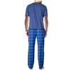 SLEEPHERO Men’s Pajama Set 2 Piece PJ with Crew Neck Tee and Pants - 3 of 4