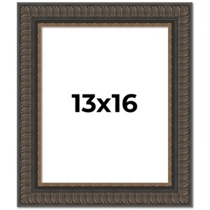 PosterPalooza | Museum Brown Picture Frame - UV Acrylic, Foam Board Backing, Hanging Hardware - 1 of 4