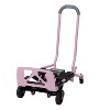 Cosco Shifter Multi-Position Folding Hand Truck and Cart Pink: Convertible 2-1 Dolly, 300 lb Capacity, No Assembly Required - 3 of 4