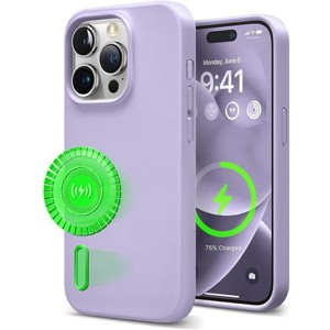 Entronix [Magnetic] Case Compatible with iPhone 14 Pro Max - Soft-Touch Liquid Silicone - 1 of 4