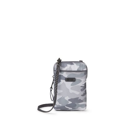 Baggallini Broadway Small Crossbody Bag Grey Camo Target