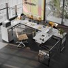 Bestier 60 Inch L-Shaped Standing Desk with File Cabinet - 2 of 4