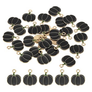 Unique Bargains Metal Pumpkin Pendants for Making Bracelet Earring Keychain 27 Pcs - 1 of 4