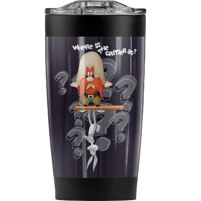 Looney Tunes Yosemite Sam Where The Critter Steel Tumbler 20oz Coffee Travel Mug