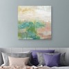 35" x 35" Sea Foam I by Nan Canvas Art Print - Masterpiece Art Gallery: Modern Abstract Unframed Vertical Decor - 4 of 4