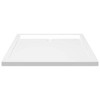 VidaXL Rectangular ABS Shower Base Tray 27.6 in.x35.4 in. - 4 of 4