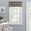 Ellis Stacey 1.5" Rod Pocket High Quality Fabric Solid Color Window Ruffled Filler Valance 54"x13" Grey - image 2 of 4