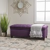 NicBex Modern 50" Storage Bench Wood Accent Stools with Button Tufted Top for Bedroom and Entryway - 3 of 4