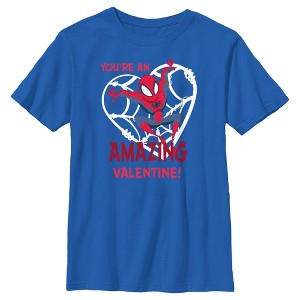 Boy's Marvel Spider-Man Amazing Valentine T-Shirt - 1 of 4