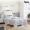 HLC.ME Printed Kids Bed Sheets Set - Wrinkle Resistant & Ultra Soft - Fits Mattresses up to 15 Inches Deep - 3 of 4