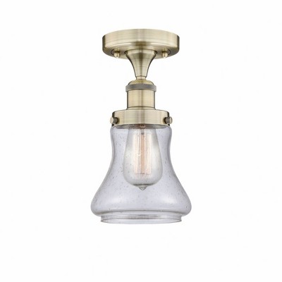 Bellmont - 1 Light Semi-Flush Mount In Industrial Style-8.25 Inches Tall and 6.5 Inches Wide