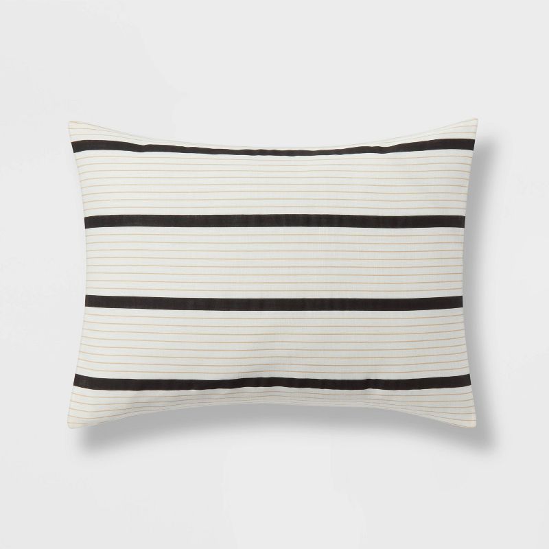 5pc Modern Stripe Comforter Set Off-White - Threshold™, 5 of 13