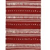 Simple Spaces Moroccan Red Runner Rug, 21"x54" – Boho-Inspired Geometric Accent with Warm Tones for Hallways and Indoor Spaces - 2 of 3