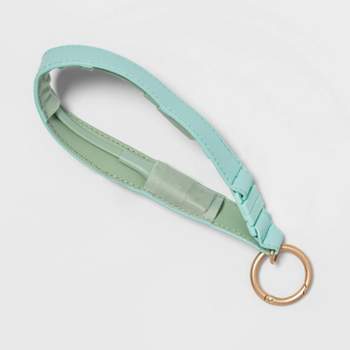 Wrist Strap with 8" Lightning to USB-A Charging Cable - heyday™ Spring Teal/Soft Green