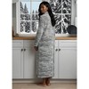 ADR Women's Zip Up Fleece Robe, Soft Warm Plush Zipper Bathrobe - 3 of 3
